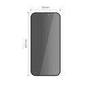 Szkło prywatyzujące Tech-Protect Quick Set Spy+ 2-pack na iPhone 12 / 12 Pro Tech-Protect