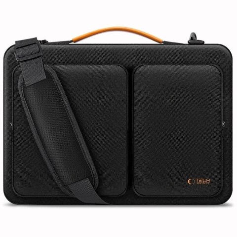 Torba Tech-Protect Defender Bag na laptopa 15-16 - czarno-pomarańczowa Tech-Protect