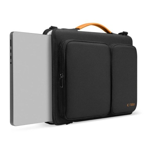 Torba Tech-Protect Defender Bag na laptopa 15-16 - czarno-pomarańczowa Tech-Protect