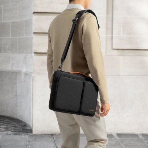 Torba Tech-Protect Defender Bag na laptopa 15-16 - czarno-pomarańczowa Tech-Protect