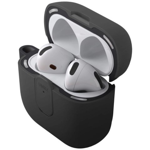 Etui UNIQ Clyde Lock Case do AirPods 4 - czarne UNIQ