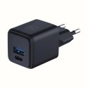 Ładowarka sieciowa 3mk Hyper GaN Charger 20W QC4+ PD PPS USB-C USB-A - czarna