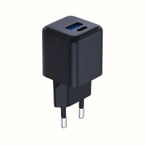 Ładowarka sieciowa 3mk Hyper GaN Charger 20W QC4+ PD PPS USB-C USB-A - czarna