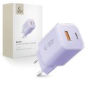 Ładowarka sieciowa Tech-Protect NCM33 PD 33W QC3.0 USB-C / USB-C - fioletowa Tech-Protect