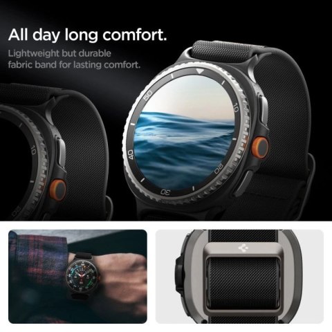 Pasek Spigen Fit Lite na Samsung Galaxy Watch 40 / 44 / 46 mm - czarny Spigen