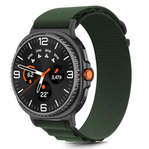 Pasek Tech-Protect Nylon Stripe na Samsung Galaxy Watch 40 / 44 / 46 mm - zielony Tech-Protect