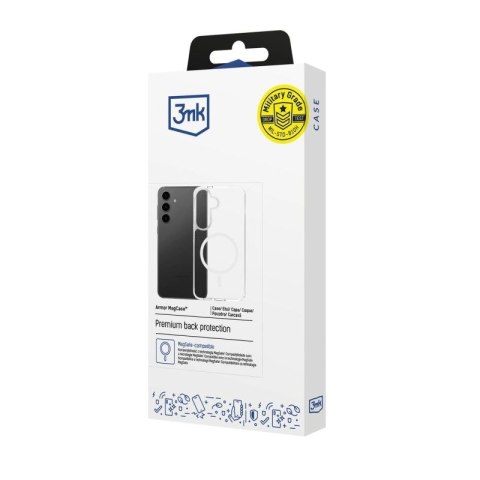 Etui 3mk Armor MagCase na Samsung Galaxy S24 / S25 - przezroczyste 3mk Protection