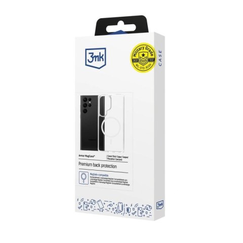 Etui 3mk Armor MagCase na Samsung Galaxy S25 Ultra - przezroczyste 3mk Protection