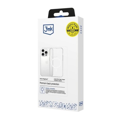 Etui 3mk Armor MagCase na iPhone 14 Pro - przezroczyste 3mk Protection