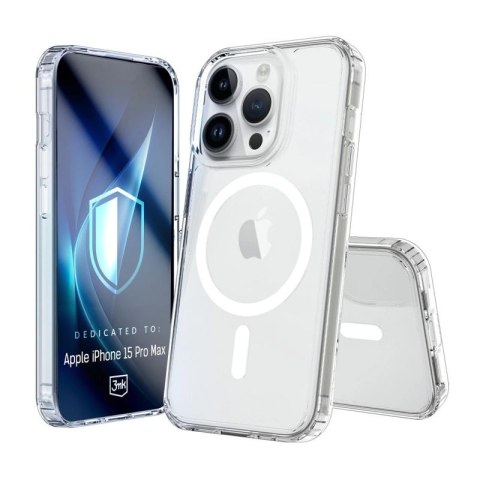 Etui 3mk Armor MagCase na iPhone 15 Pro Max - przezroczyste 3mk Protection