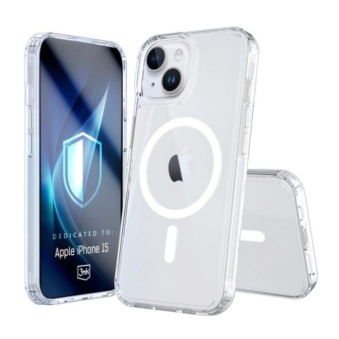 Etui 3mk Armor MagCase na iPhone 15 - przezroczyste 3mk Protection