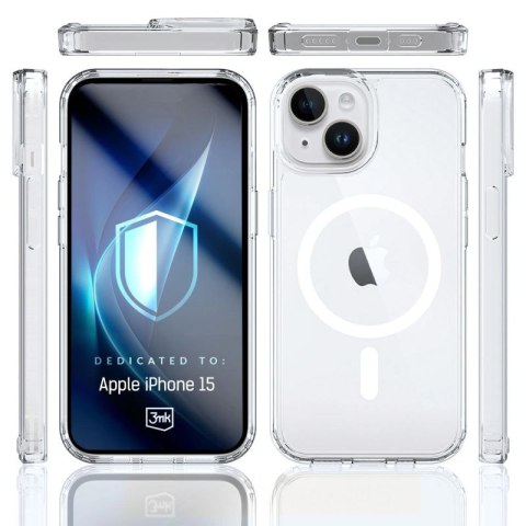 Etui 3mk Armor MagCase na iPhone 15 - przezroczyste 3mk Protection