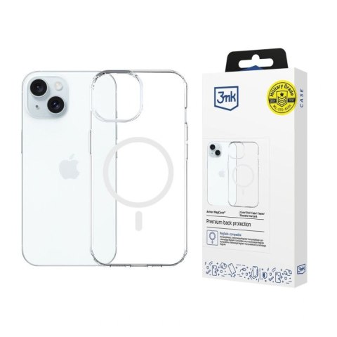 Etui 3mk Armor MagCase na iPhone 15 - przezroczyste 3mk Protection