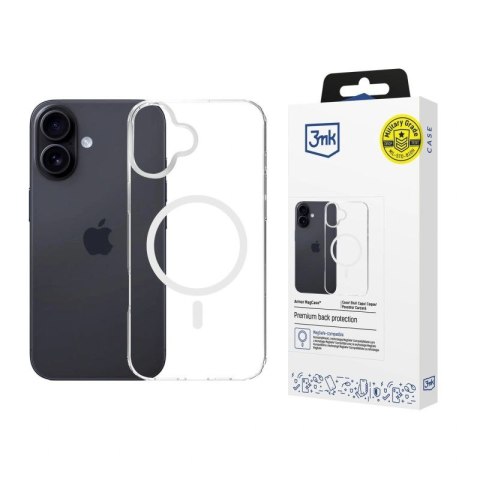 Etui 3mk Armor MagCase na iPhone 16 - przezroczyste 3mk Protection