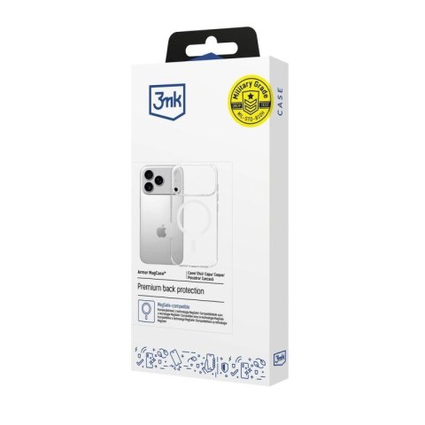 Etui 3mk Armor MagCase na iPhone 17 Pro Max - przezroczyste 3mk Protection