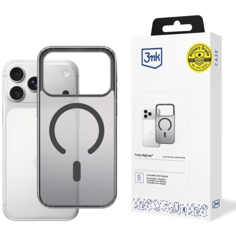 Etui 3mk Frosty MagCase na iPhone 17 Pro Max - czarne 3mk Protection