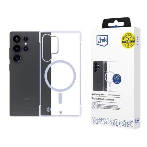 Etui 3mk Just20g MagCase na Samsung Galaxy S25 Ultra - przezroczyste 3mk Protection