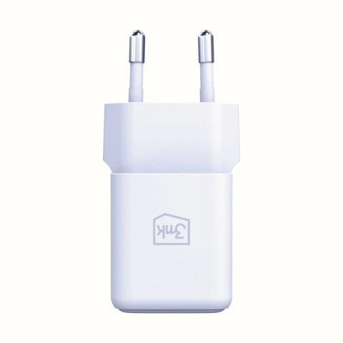 Ładowarka sieciowa 3mk Hyper GaN Charger 20W QC4+ PD PPS USB-C USB-A - biała