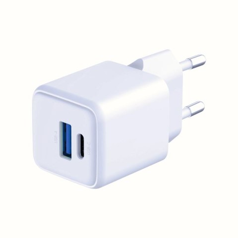 Ładowarka sieciowa 3mk Hyper GaN Charger 20W QC4+ PD PPS USB-C USB-A - biała