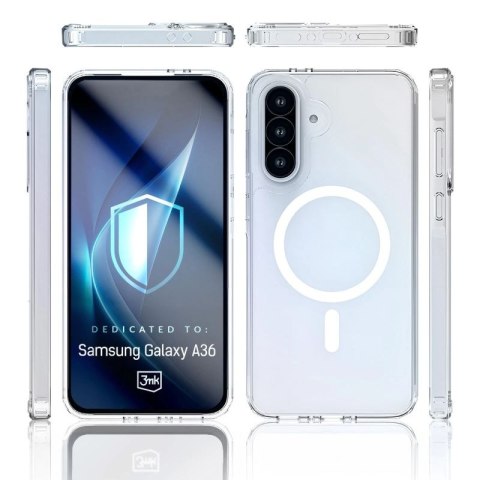 Etui 3mk Armor MagCase na Samsung Galaxy A36 - przezroczyste 3mk Protection