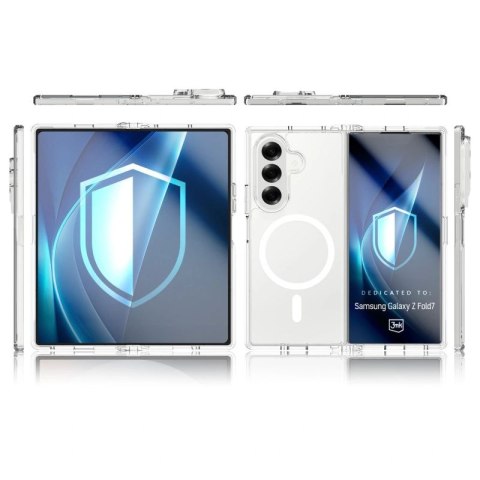 Etui 3mk Armor MagCase na Samsung Galaxy Z Fold 7 - przezroczyste 3mk Protection