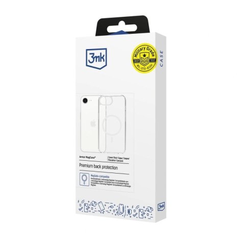 Etui 3mk Armor MagCase na iPhone 16E - przezroczyste 3mk Protection