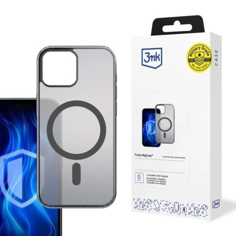 Etui 3mk Frosty MagCase na iPhone 15 - czarne 3mk Protection