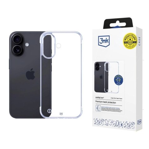 Etui 3mk Just20g Clear Case na Apple iPhone 16 - przezroczyste 3mk Protection