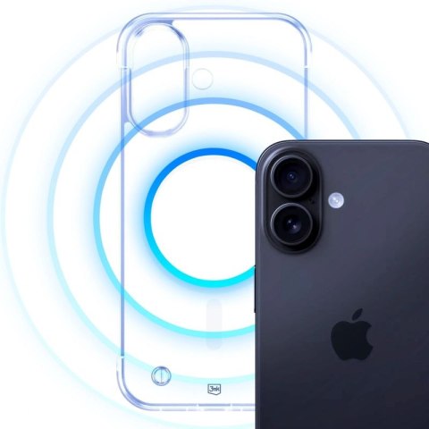 Etui 3mk Just20g MagCase na iPhone 16 Plus - przezroczyste 3mk Protection