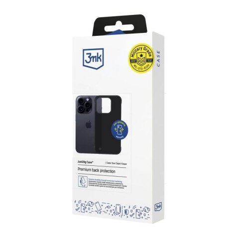 Etui 3mk Just20g Matt Case na Apple iPhone 16 Pro Max - czarne matowe 3mk Protection