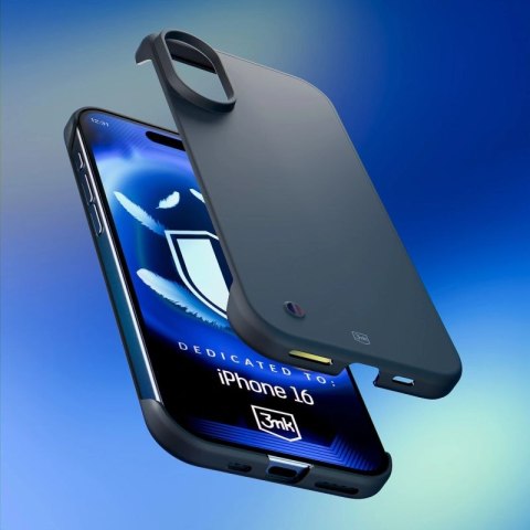 Etui 3mk Just20g Matt Case na Apple iPhone 16 - czarne matowe 3mk Protection