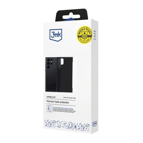 Etui 3mk Just20g Matt Case na Samsung Galaxy S22 Ultra 5G - czarne matowe 3mk Protection
