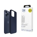 Etui 3mk Silicone Case na iPhone 15 Pro - granatowe 3mk Protection