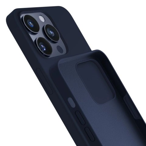 Etui 3mk Silicone Case na iPhone 15 Pro - granatowe 3mk Protection