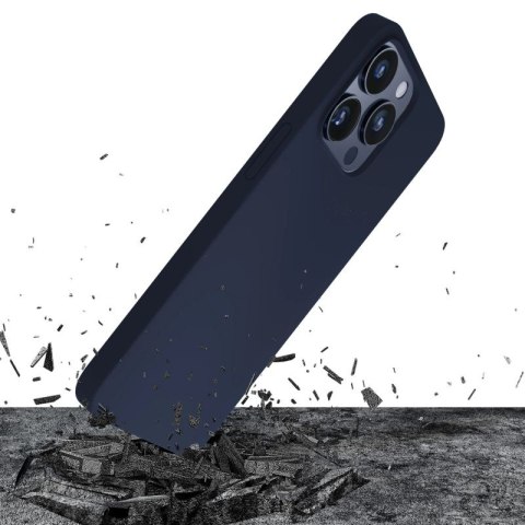 Etui 3mk Silicone Case na iPhone 15 Pro - granatowe 3mk Protection
