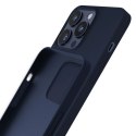 Etui 3mk Silicone Case na iPhone 15 Pro - granatowe 3mk Protection