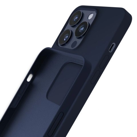 Etui 3mk Silicone Case na iPhone 15 Pro - granatowe 3mk Protection