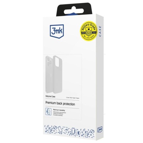 Etui 3mk Silicone Case na iPhone 15 Pro - granatowe 3mk Protection