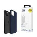 Etui 3mk Silicone Case na iPhone 15 - granatowe 3mk Protection