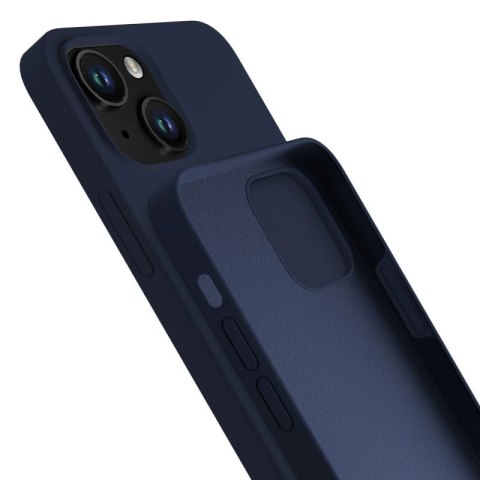 Etui 3mk Silicone Case na iPhone 15 - granatowe 3mk Protection
