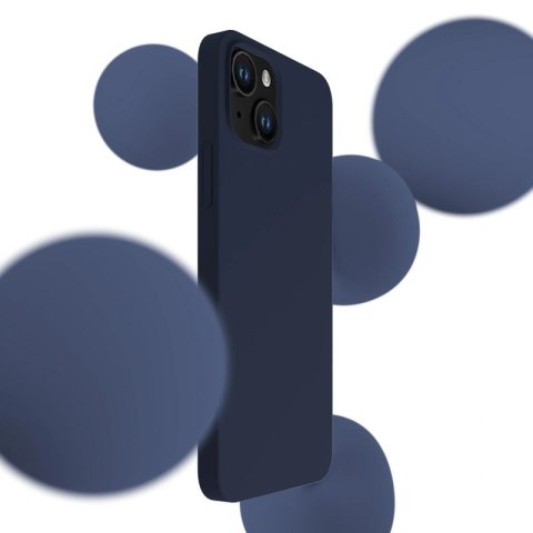 Etui 3mk Silicone Case na iPhone 15 - granatowe 3mk Protection