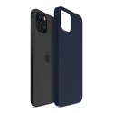 Etui 3mk Silicone Case na iPhone 15 - granatowe 3mk Protection
