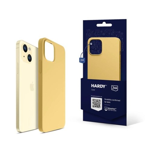 Etui 3mk Hardy Silicone MagCase na iPhone 15 Plus - zółte 3mk Protection