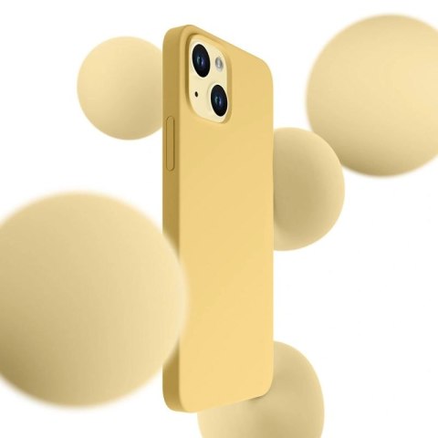 Etui 3mk Hardy Silicone MagCase na iPhone 15 Plus - zółte 3mk Protection