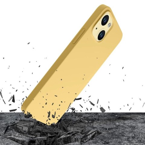 Etui 3mk Hardy Silicone MagCase na iPhone 15 Plus - zółte 3mk Protection