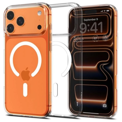 Etui Spigen Liquid Crystal MagSafe na iPhone 17 Pro Max - przezroczysto-białe Spigen
