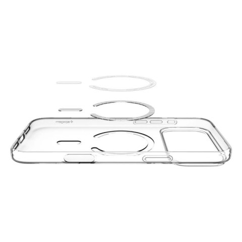 Etui Spigen Liquid Crystal MagSafe na iPhone 17 Pro Max - przezroczysto-białe Spigen