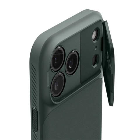 Etui Spigen Optik Armor MagSafe na iPhone 17 Pro Max - zielone Spigen