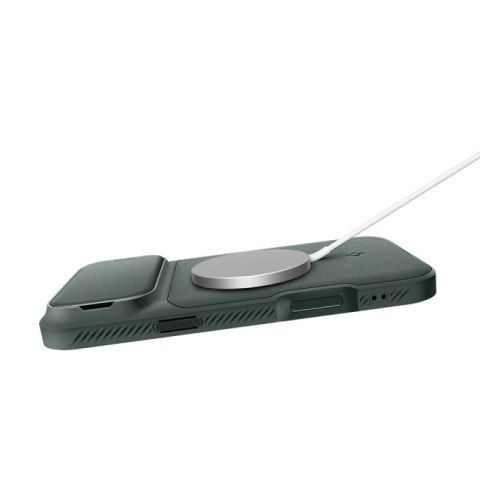 Etui Spigen Optik Armor MagSafe na iPhone 17 Pro Max - zielone Spigen