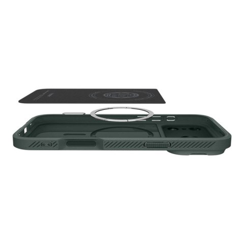 Etui Spigen Optik Armor MagSafe na iPhone 17 Pro Max - zielone Spigen